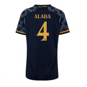 Maillot de foot Real Madrid David Alaba #4 Extérieur Femmes 2023-24 Manches Courte